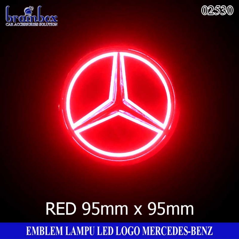 HIGH QUALITY Car Logo Light Mercedes-Benz Emblem Mobil Lampu Car Logo LED  Mercy Emblem Lampu 5D